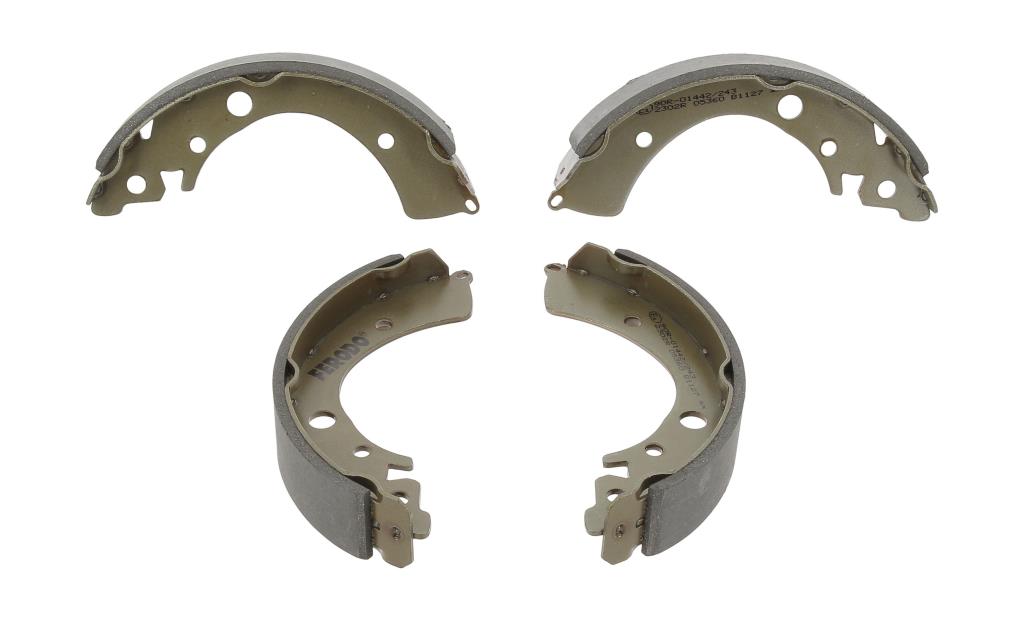 Jeu de 4 mâchoires de frein (Garniture de frein à tambour) FERODO ref. FSB219