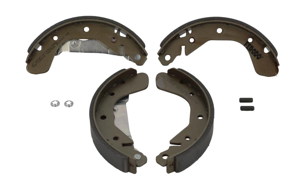 Jeu de 4 mâchoires de frein (Garniture de frein à tambour) FERODO FSB334
