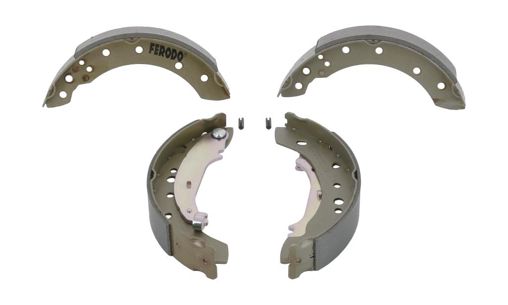 Jeu de 4 mâchoires de frein (Garniture de frein à tambour) FERODO FSB4012
