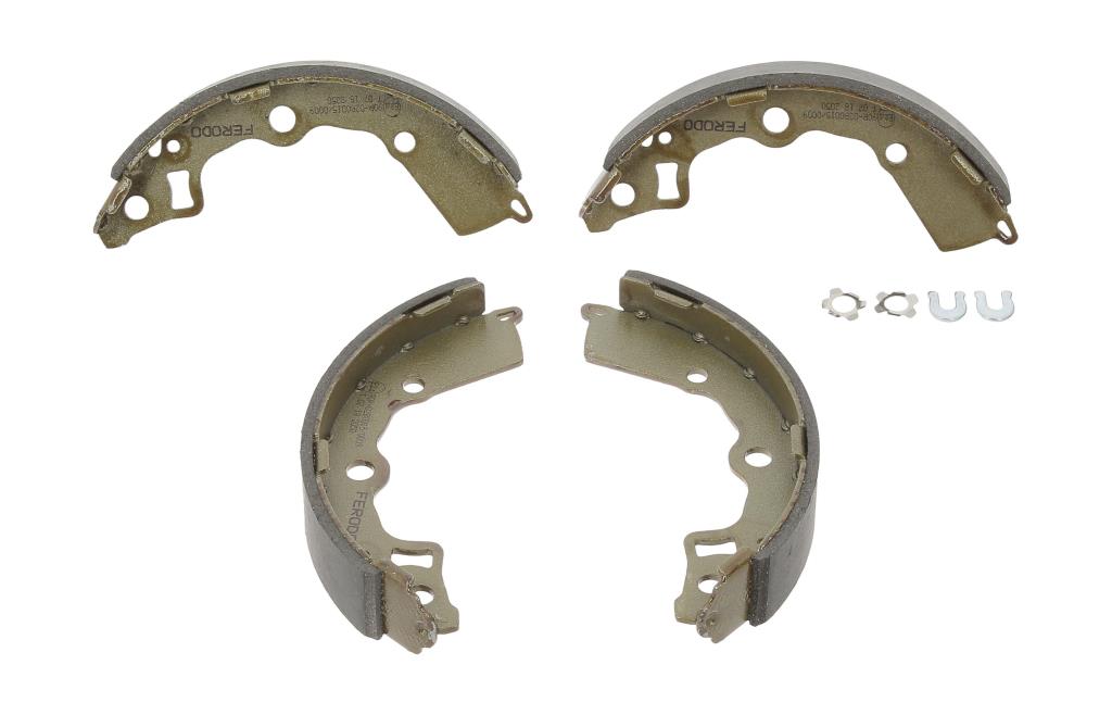 Jeu de 4 mâchoires de frein (Garniture de frein à tambour) FERODO FSB4025