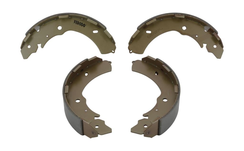 Jeu de 4 mâchoires de frein (Garniture de frein à tambour) FERODO ref. FSB4052