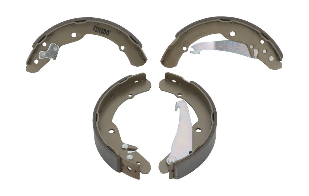 Jeu de 4 mâchoires de frein (Garniture de frein à tambour) FERODO ref. FSB549
