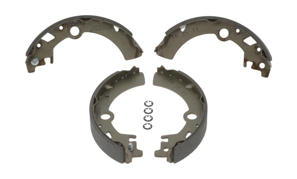 Jeu de 4 mâchoires de frein (Garniture de frein à tambour) FERODO FSB561