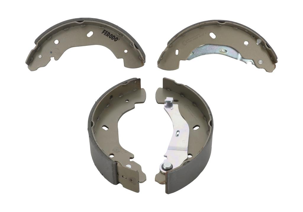 Jeu de 4 mâchoires de frein (Garniture de frein à tambour) FERODO ref. FSB596R
