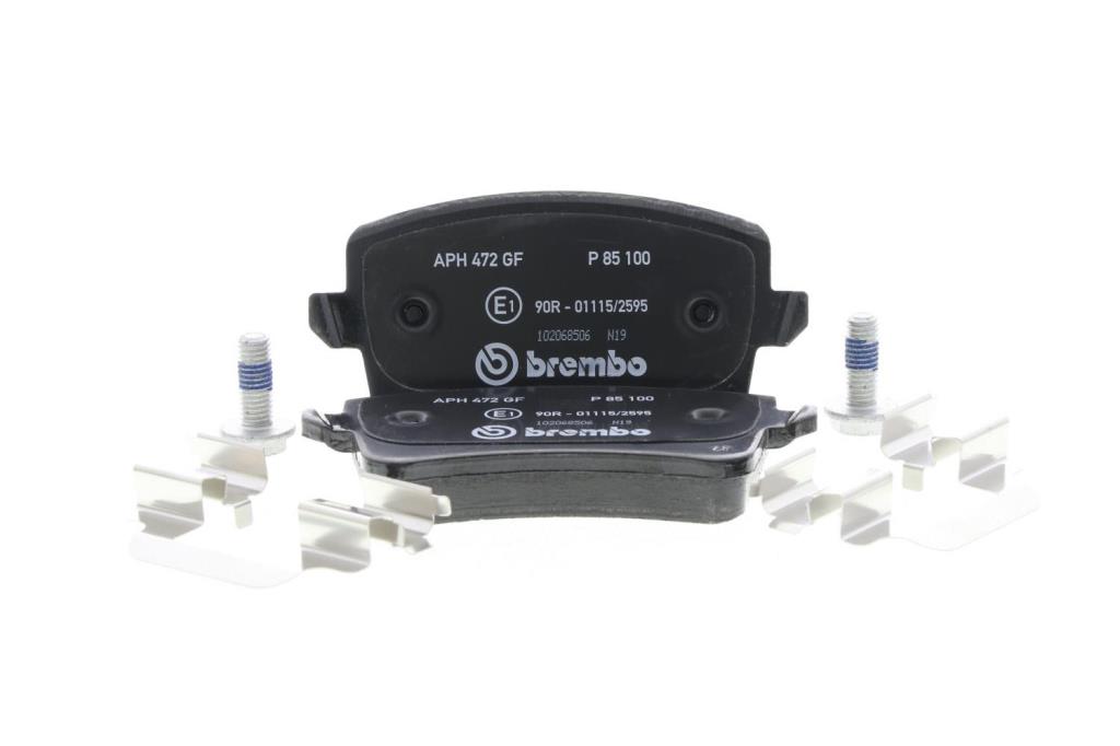 Jeu de 4 plaquettes de frein BREMBO ref. P 85 100