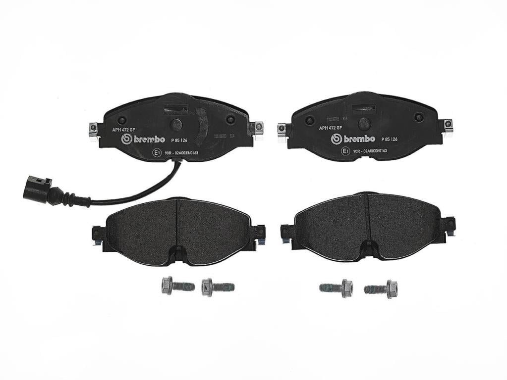 Jeu de 4 plaquettes de frein BREMBO ref. P 85 126