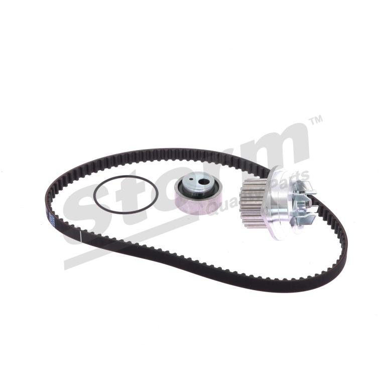 Pompe à eau + kit de courroie de distribution (Kit courroie de distribution) Storm ref. 5550108KP