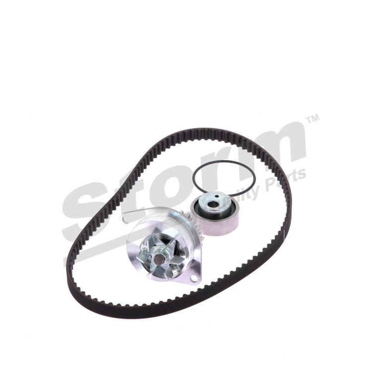 Pompe à eau + kit de courroie de distribution (Kit courroie de distribution) Storm ref. 5550108KP