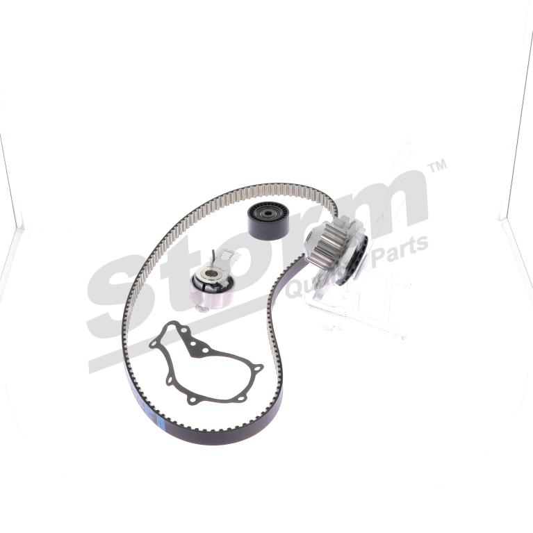 Pompe à eau + kit de courroie de distribution (Kit courroie de distribution) Storm ref. 5550917KP