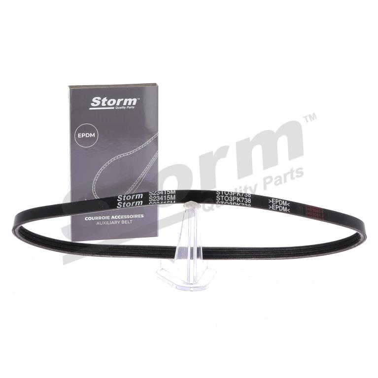 Correa trapezoidal nervada Storm ref. STO3PK0738
