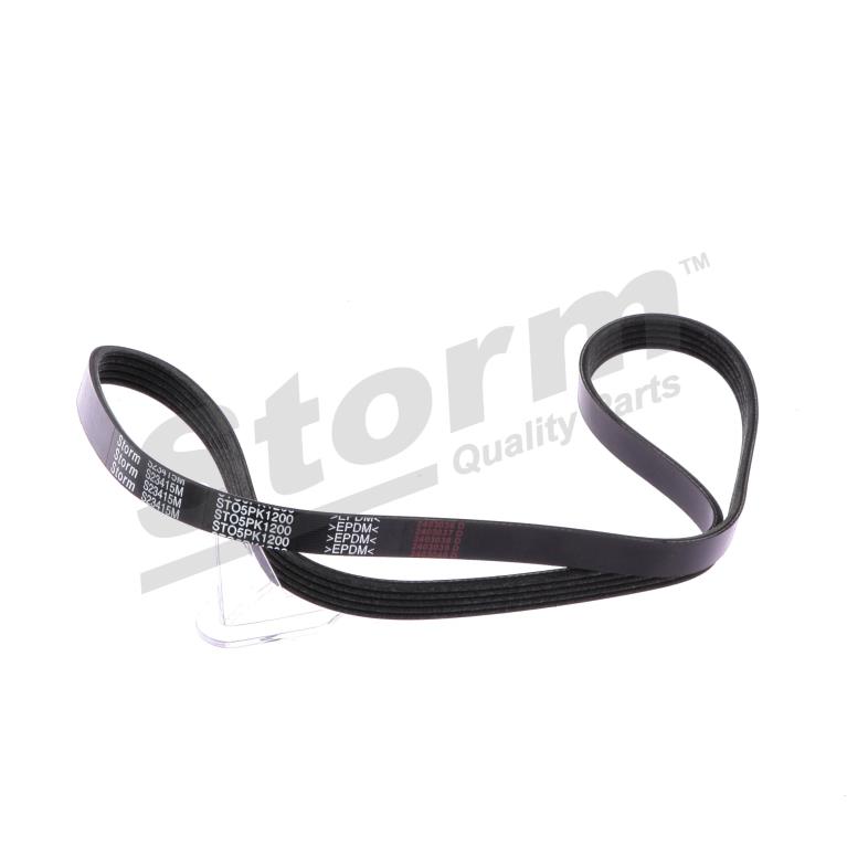 Courroie trapézoïdale à nervures Storm ref. STO5PK1200