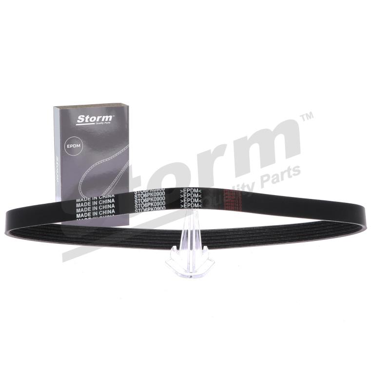 Correa trapezoidal nervada Storm ref. STO6PK0900