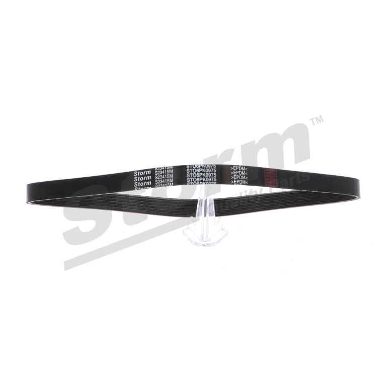 Courroie trapézoïdale à nervures Storm ref. STO6PK0975