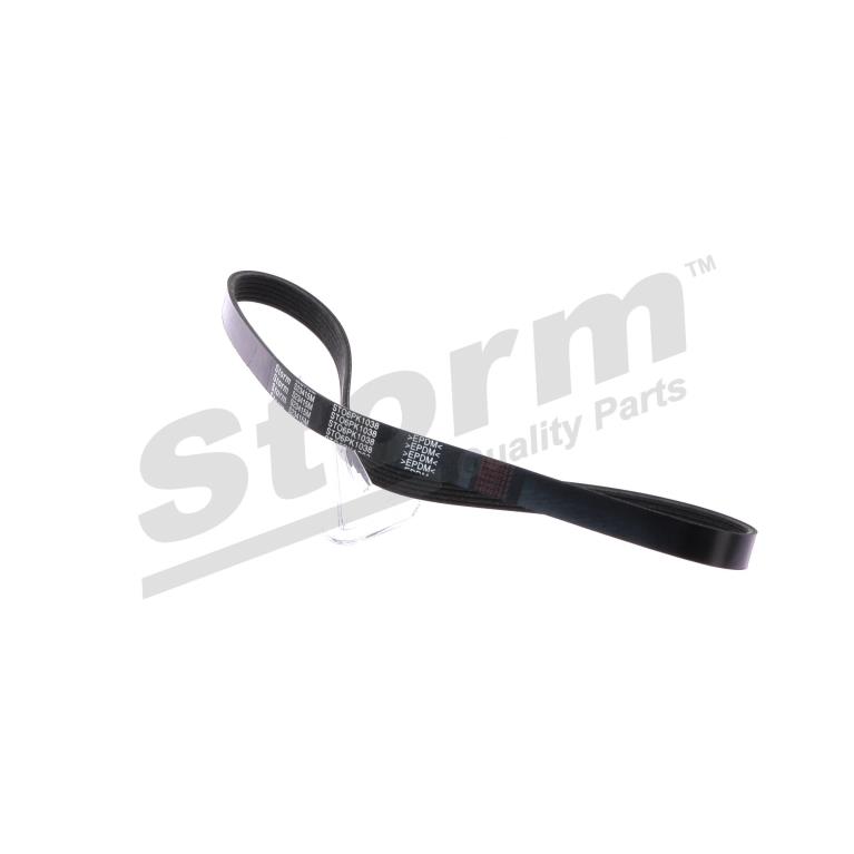 Courroie trapézoïdale à nervures Storm ref. STO6PK1038