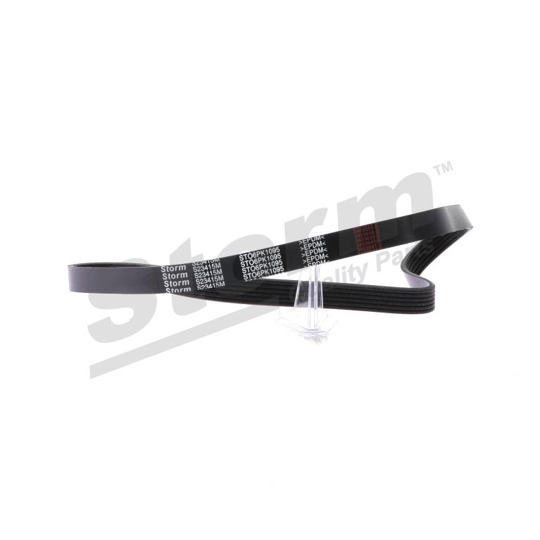 Courroie trapézoïdale à nervures Storm ref. STO6PK1095