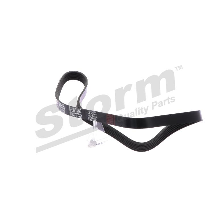 Courroie trapézoïdale à nervures Storm ref. STO6PK1095