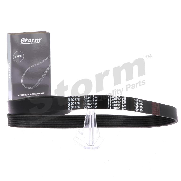 Courroie trapézoïdale à nervures Storm ref. STO6PK1125
