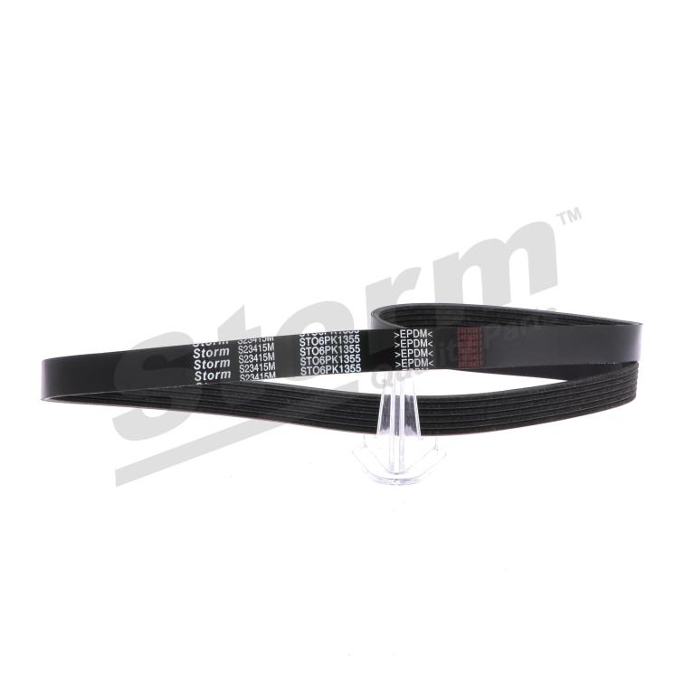 Courroie trapézoïdale à nervures Storm ref. STO6PK1355
