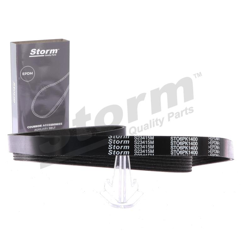 Correia trapezoidal estriada Storm ref. STO6PK1400