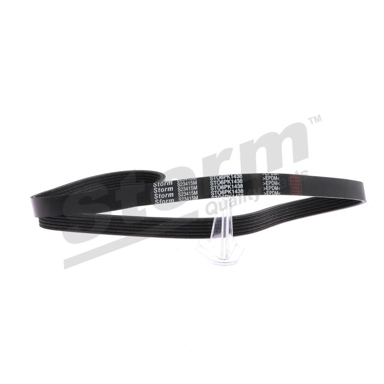 Correa trapezoidal nervada Storm ref. STO6PK1438