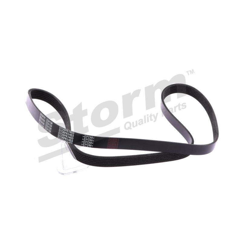 Courroie trapézoïdale à nervures Storm ref. STO6PK1453