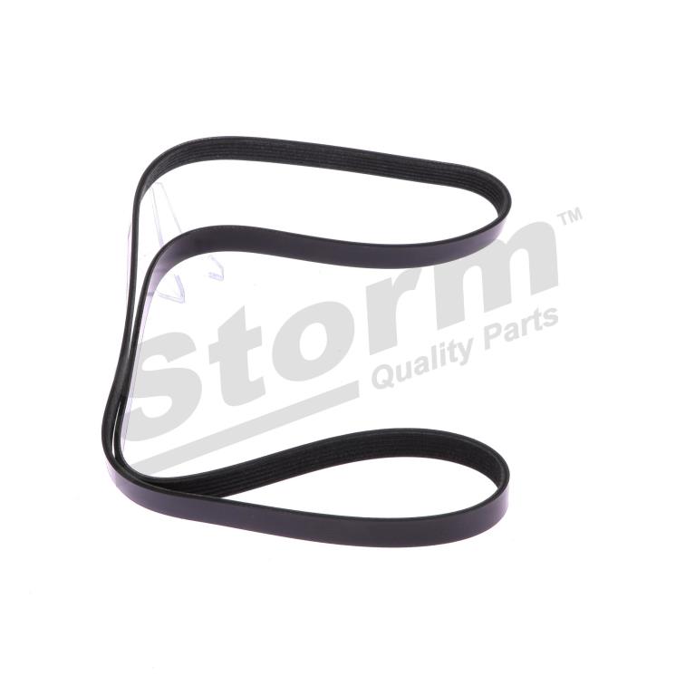 Courroie trapézoïdale à nervures Storm ref. STO6PK1563