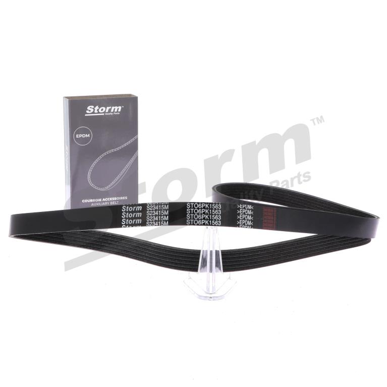 Courroie trapézoïdale à nervures Storm ref. STO6PK1563