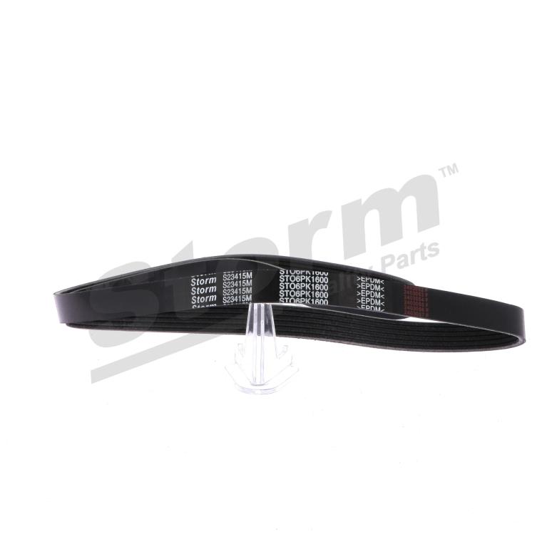 Correia trapezoidal estriada Storm ref. STO6PK1600
