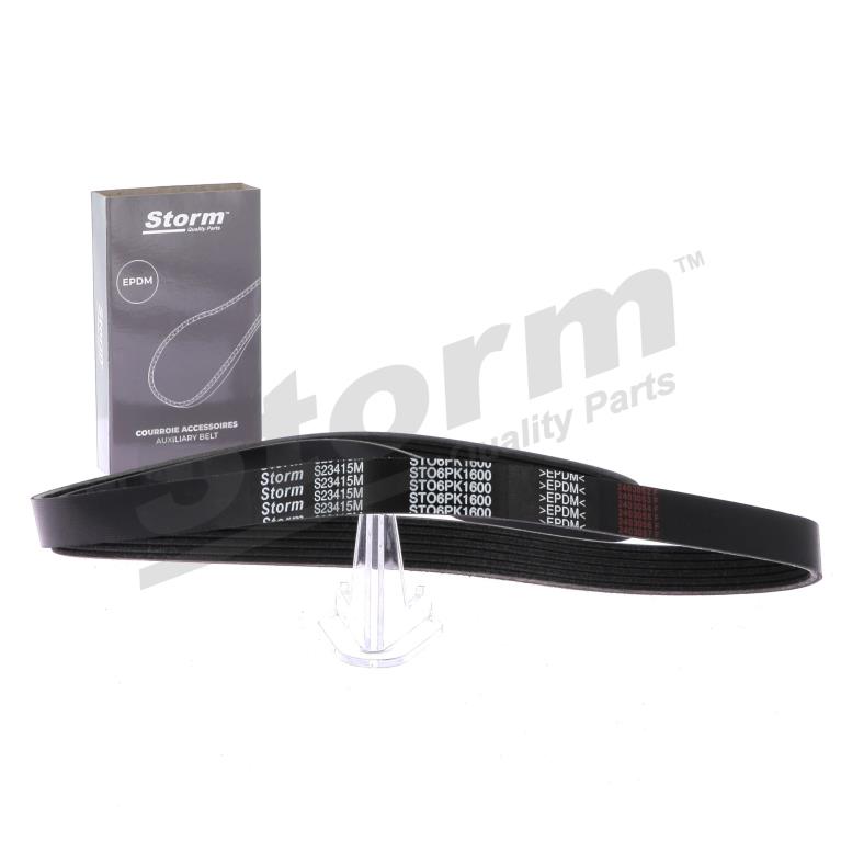 Correia trapezoidal estriada Storm ref. STO6PK1600
