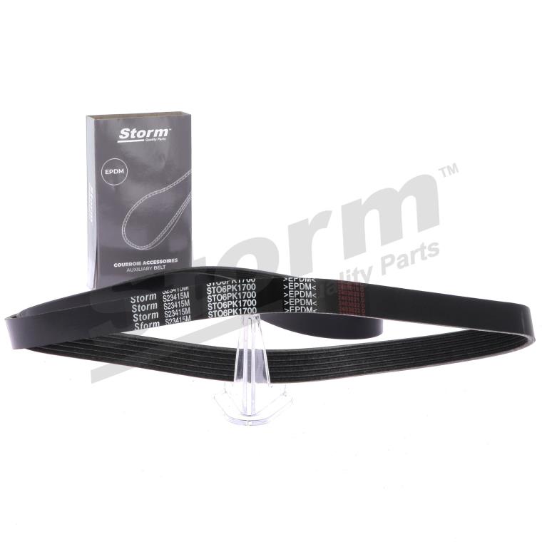 Correia trapezoidal estriada Storm ref. STO6PK1700