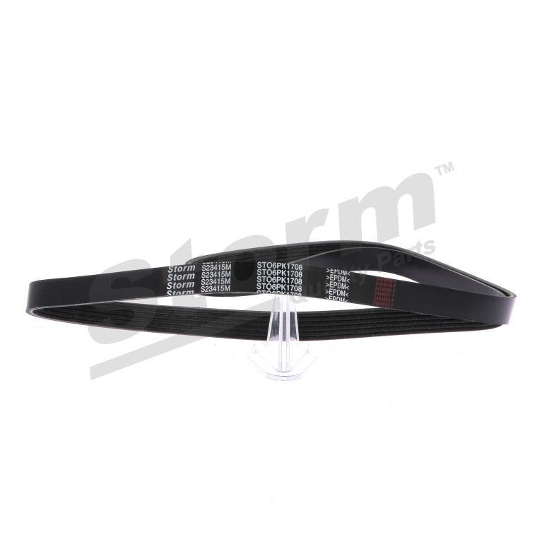 Courroie trapézoïdale à nervures Storm ref. STO6PK1708
