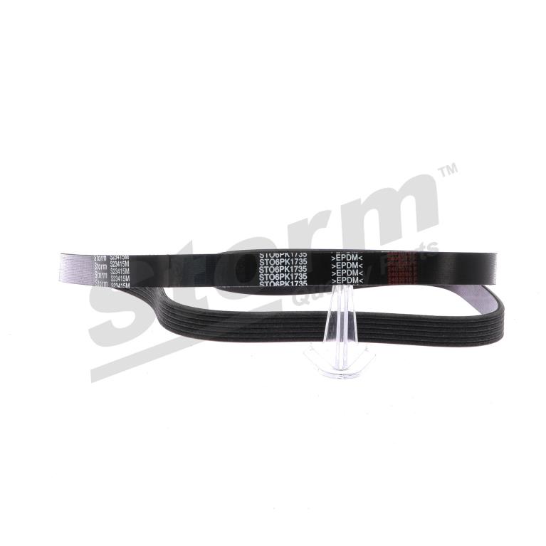 Courroie trapézoïdale à nervures Storm ref. STO6PK1735