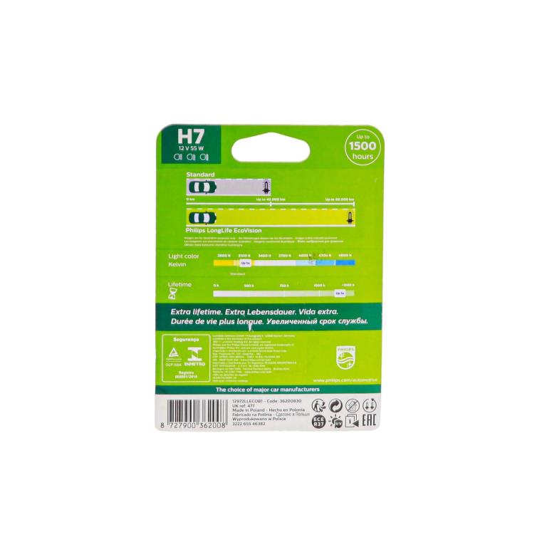 Lámpara PHILIPS 1 ✕ H7 - ref. 36200830