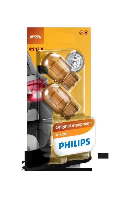 Lâmpada PHILIPS 2 ✕ WY21W - ref. 12071B2