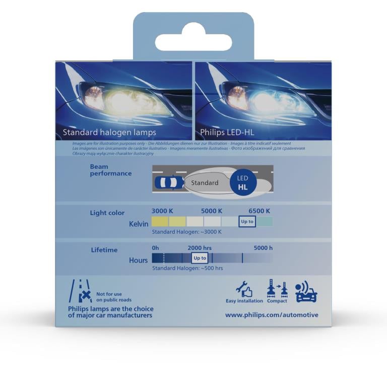 Bombilla LED, Faros delanteros PHILIPS ULTINON PRO3021 - H11 - ref. 01794994