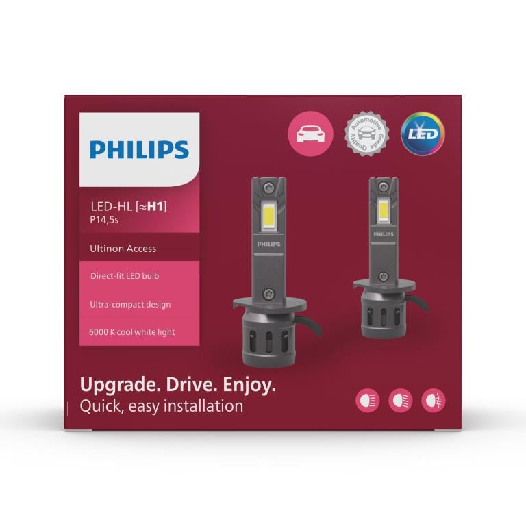 Ampoule LED Eclairage Avant PHILIPS H1 - ref. 11258U2500C2
