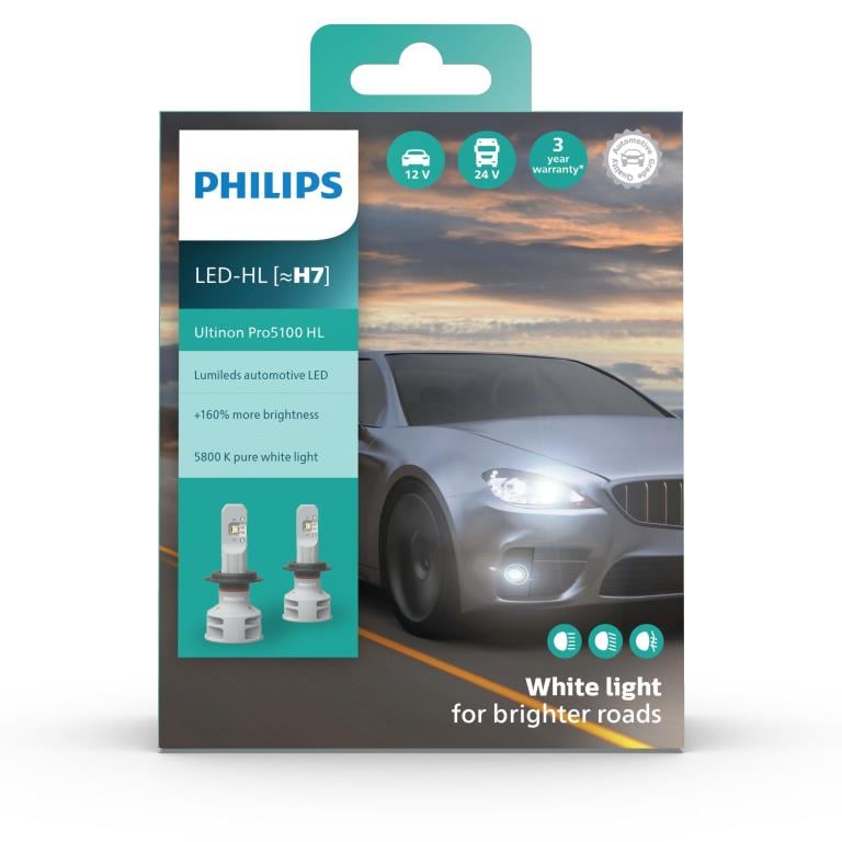 Ampoule LED Eclairage Avant PHILIPS ULTINON PRO5100 - H7 - ref. 01884794