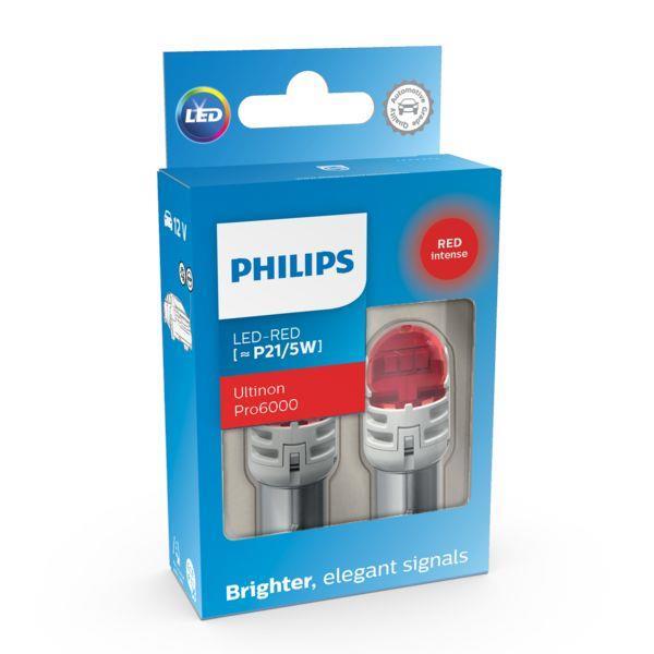 Ampoules LED Eclairage d'intérieur et signalisation PHILIPS Ultinon Pro6000 SL - P21/5W - ref. 01538930