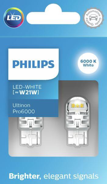 Bombilla LED, Faros traseros PHILIPS Ultinon Pro6000 SL - W21W - ref.  01554930 - al mejor precio - Oscaro