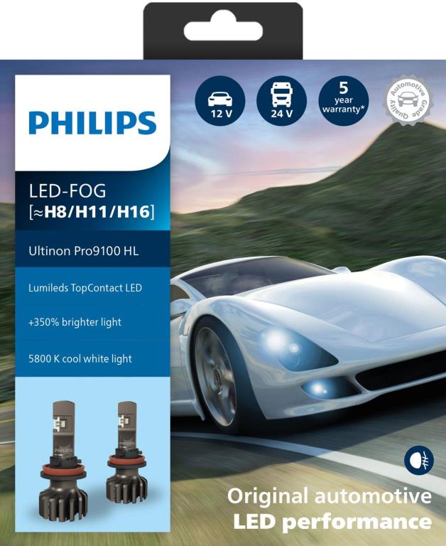 Ampoule LED Eclairage Avant PHILIPS ULTINON PRO9100 - ref. 01860194