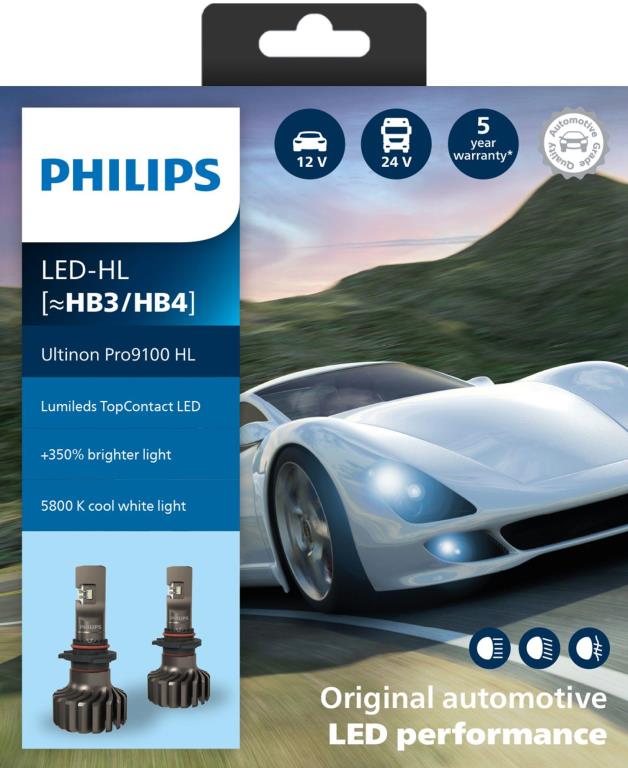 Ampoule LED Eclairage Avant PHILIPS ULTINON PRO9100 - ref. 01870094