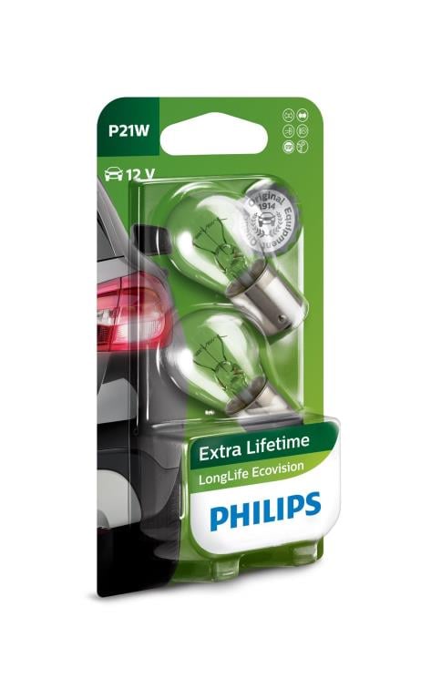 Ampoule PHILIPS 2 ✕ P21W - ref. 38210530