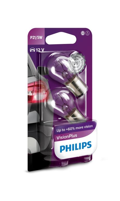 Ampoule PHILIPS 2 ✕ P21/5W - ref. 36316630