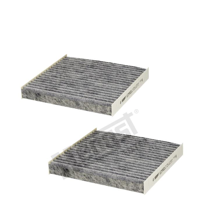 Filtre d'habitacle (Filtre à pollen) HELLA HENGST  ref. E2992LC-2