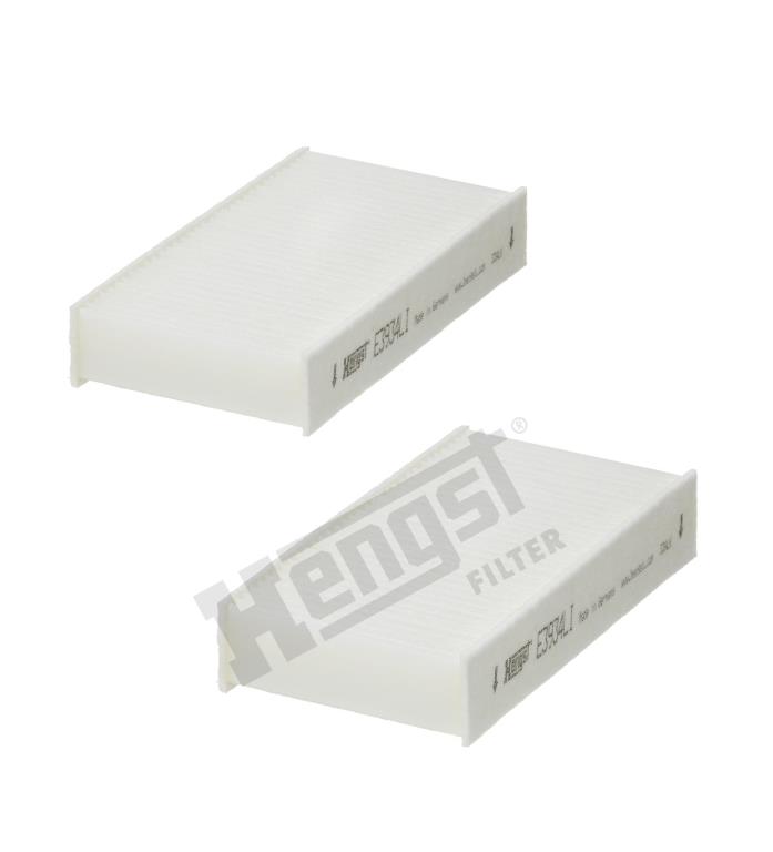 Filtre d'habitacle (Filtre à pollen) HELLA HENGST ref. E3934LI-2