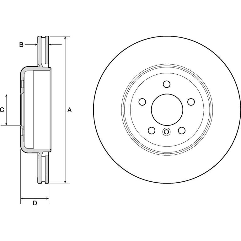 Discos de freno DELPHI ref. BG9130C