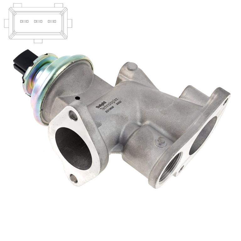 Vanne EGR DELPHI ref. EG10639-12B1