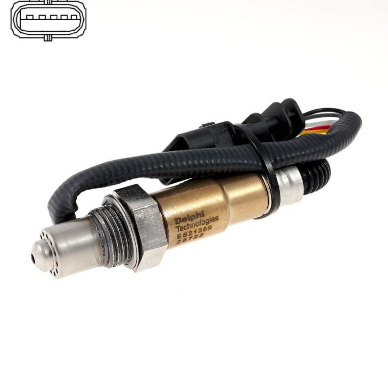 Sonde lambda (Sonde à oxygène) DELPHI ref. ES21369-12B1