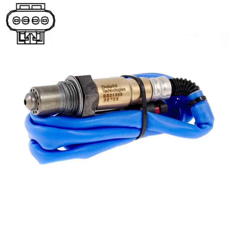 Sonde lambda (Sonde à oxygène) DELPHI ref. ES21388-12B1