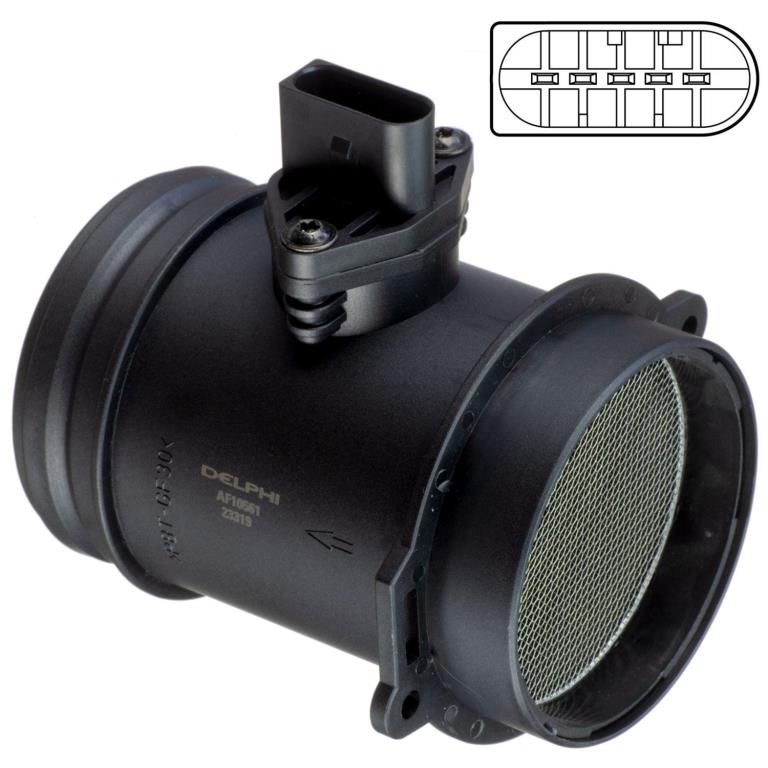 Débitmètre de masse d'air DELPHI AF10561-12B1